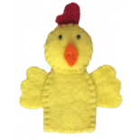 PAPOOSE - felt finger puppet, chicken